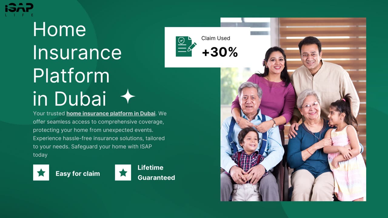 Affordable home insurance platform in Dubai