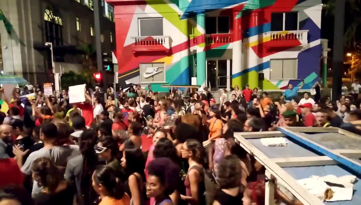 Austerity Protests in São Paulo, Brazil. Carnaval and politics