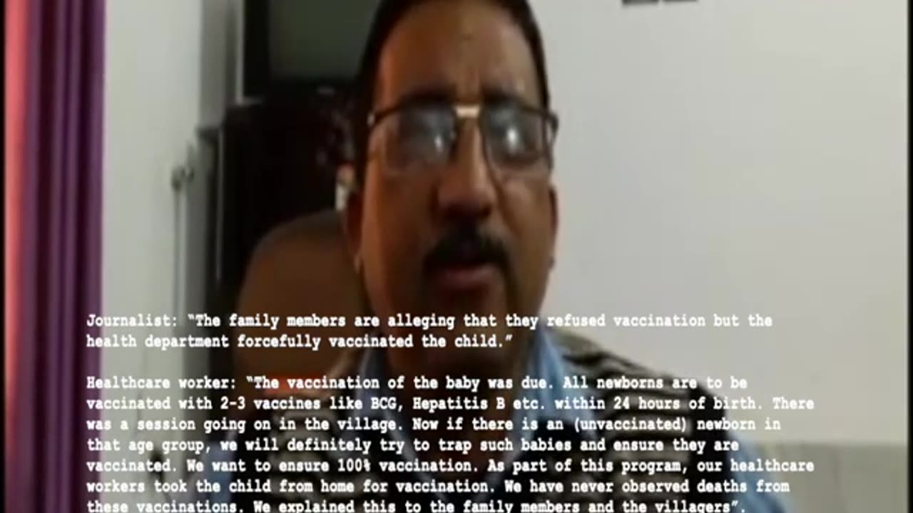 Forced vaccination video - Moradabad, India, 2018 (English Subtitles)