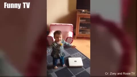 Fun and fails baby video