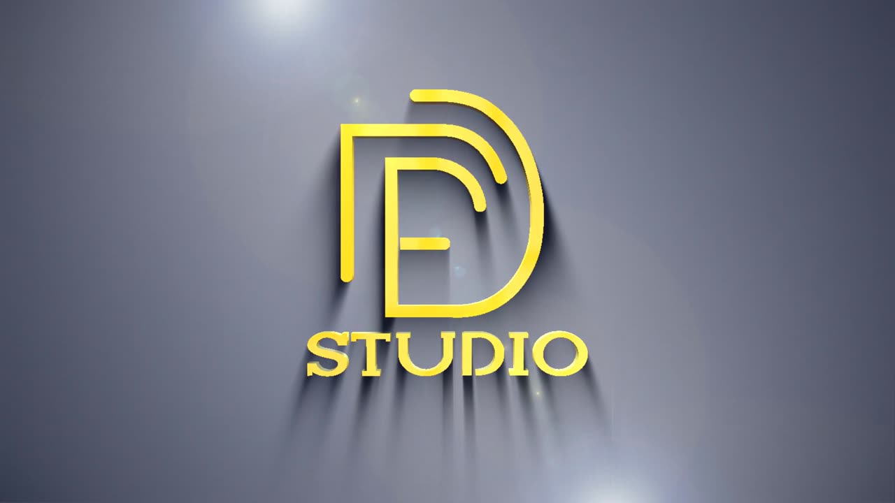 GOLDEN LOGO REVEAL #logo #aftereffect #logoreveal