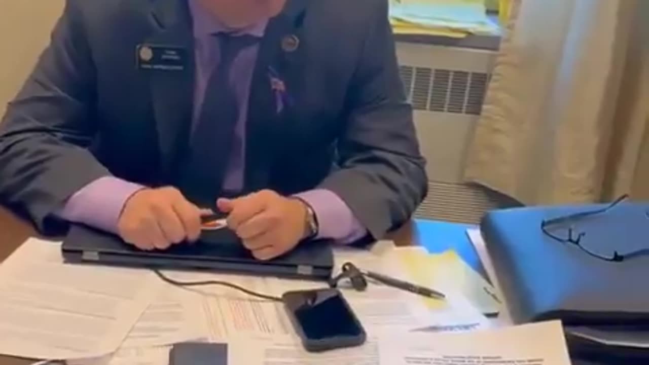 Democrat Representative Rips Up Petitions From Constituents Opposing Assault Weapons Ban