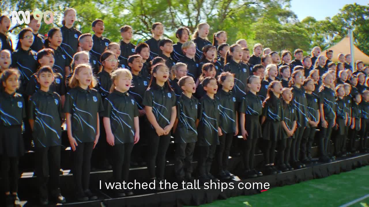 90 school kids perform 'I Am Australian' | ABC90 | ABC Australia