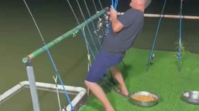 Fishing is in a hurry