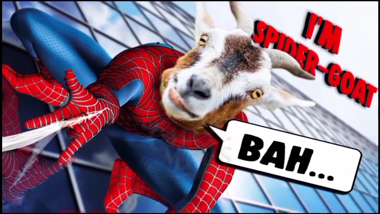 Goat spider man 😂