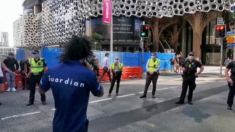 Brisbane - Queensland, Australia Freedom Rally March on 16 October 2021