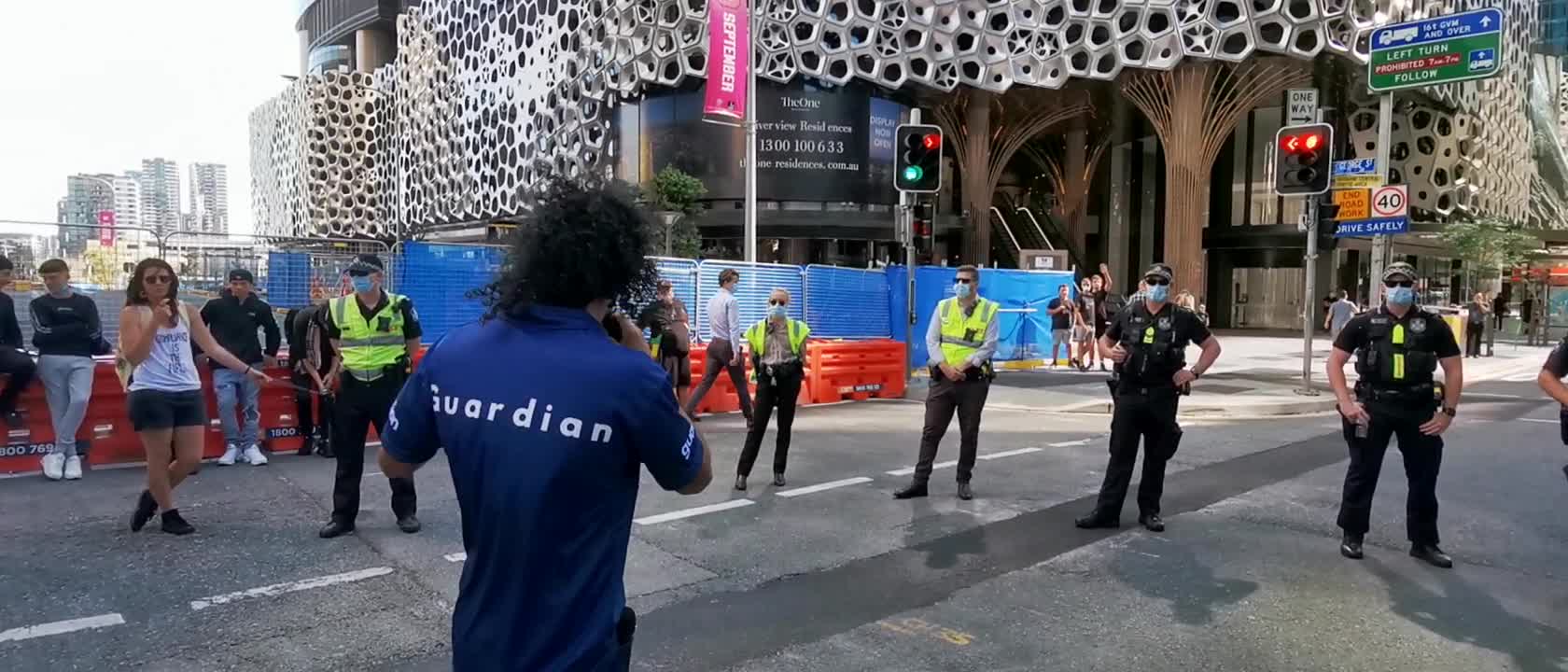 Brisbane - Queensland, Australia Freedom Rally March on 16 October 2021