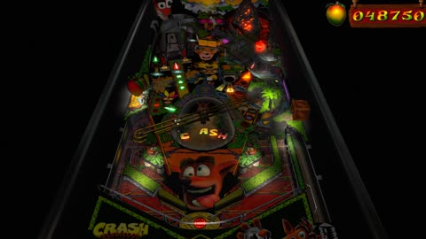 Crash Bandicoot Visual Pinball gameplay