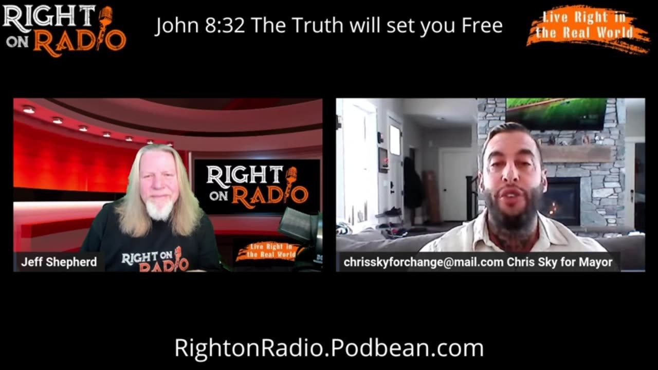 Chris Sky Speaks On Right on Radio: Did Jeff Make Chris Sky Cry. #ChrisSkyforMayor😎🔥