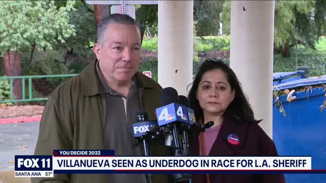 Alex Villanueva hopes for reelection in LA County Sheriff's race