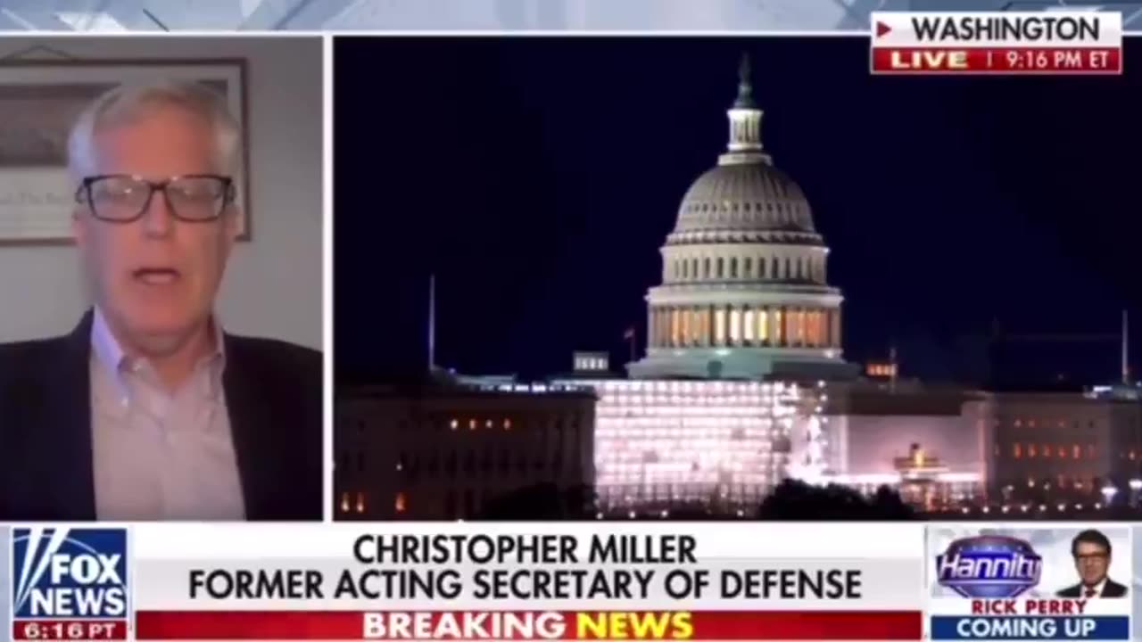 CHRIS MILLER HIMSELF DEBUNKS DEEP STATE LIE ABOUT TRUMP'S REQUEST FOR NATIONAL GUARD