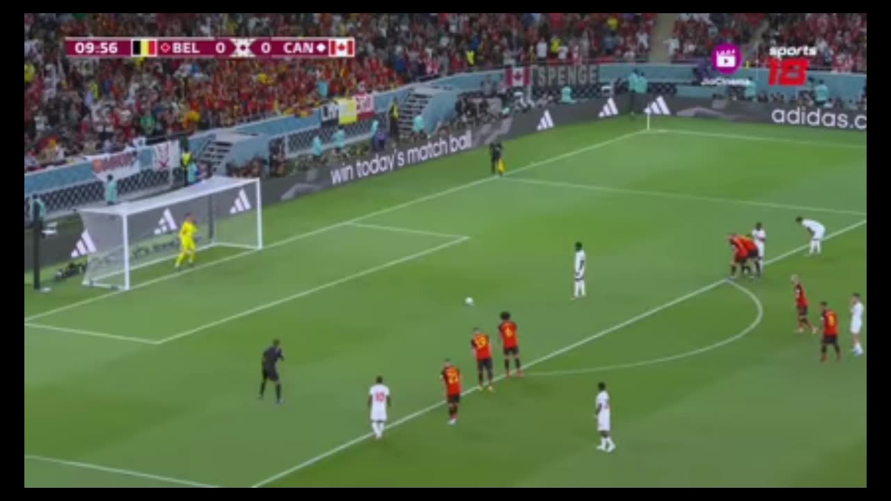 Belgium vs Canada goal