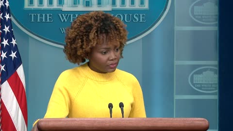 White House press secretary Karine Jean-Pierre holds a news conference - Tuesday February 14, 2023