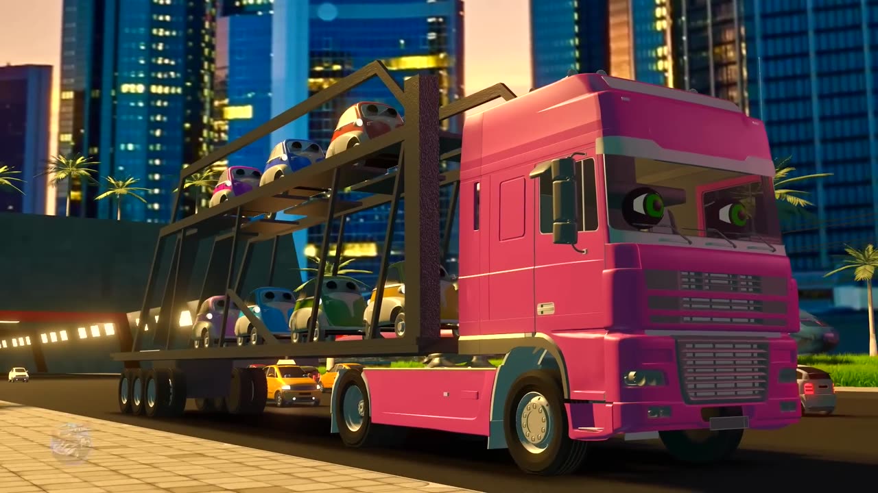 Wheels On The Bus + Street Vehicles Nursery Rhyme for Kids by Speedies