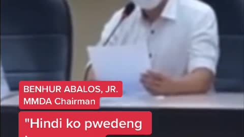 Nagbitiw na sa puwesto si MMDA chairmanBenhur Abalos Jr.