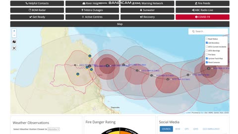 Cat 4 Cyclone Jasper - Mareeba Council info