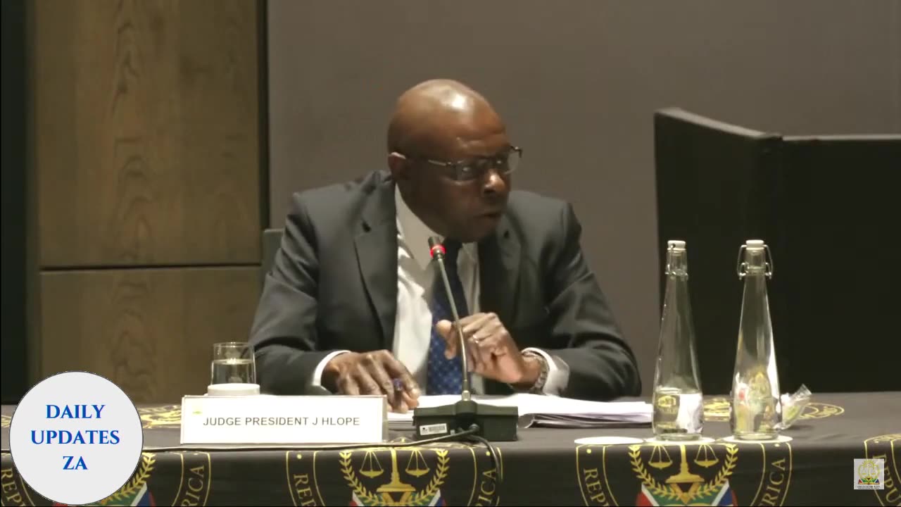 JP Hlophe Grilling Adv De Wet at JSC Interviews