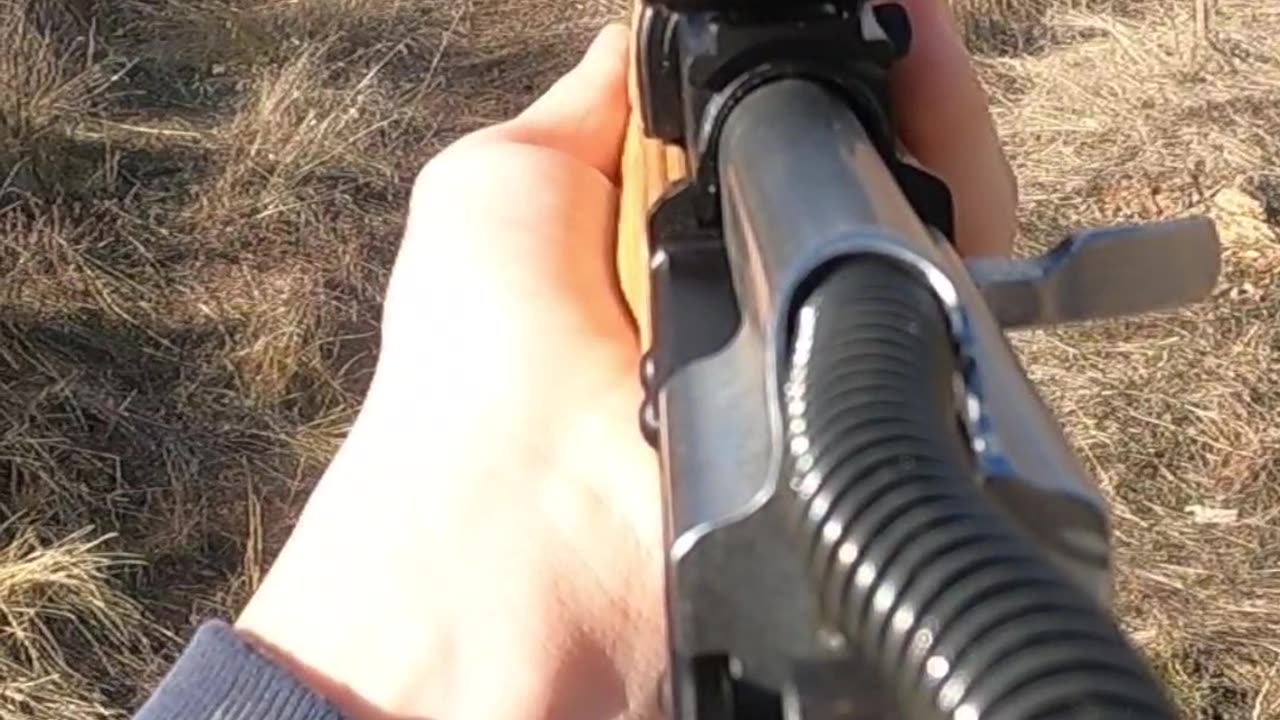 Shooting ak 47 without dust cover