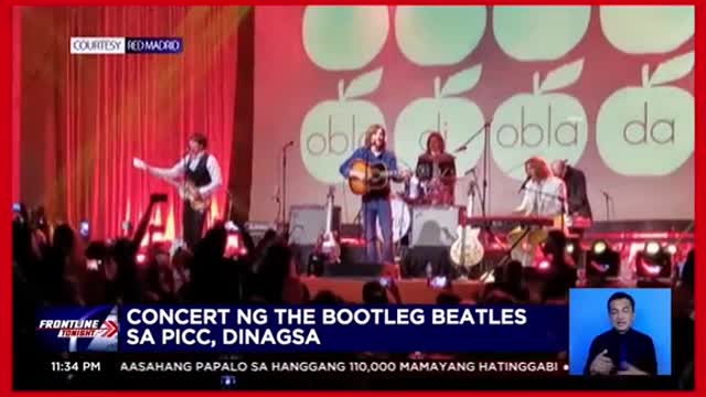 Concert ngThe Bootleg Beatles,dinagsa sa PICC