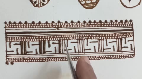 Swastik mehndi design | how to make swastik mehndi design