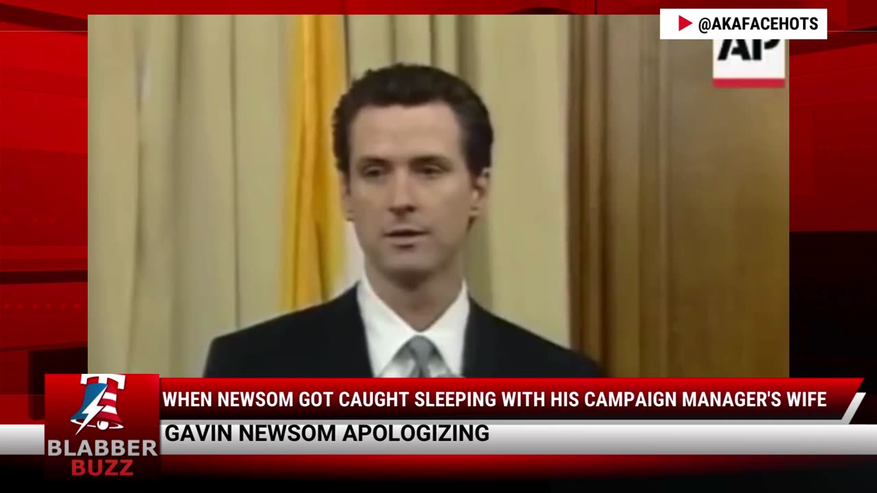 When Newsom Got Caught Sleeping With His Campaign Manager's Wife
