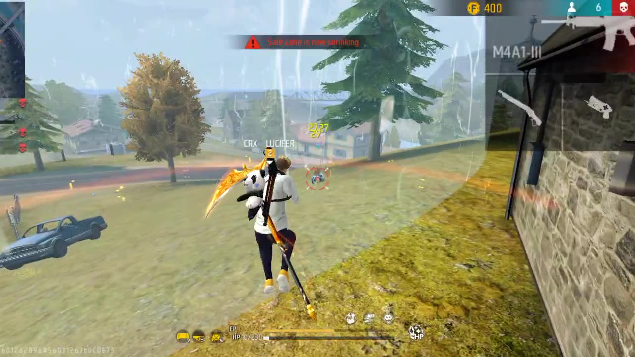 Free fire booyah miss watch till end 1v4 situation OMG😱