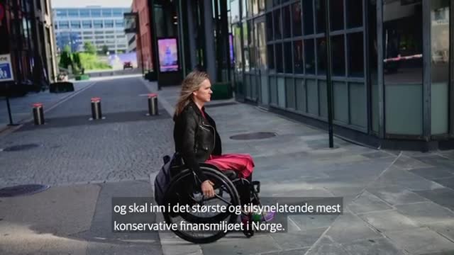 53-year living in Oslo who "always dreamed of being born a paralyzed woman,"