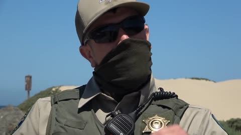 Half-Baked Ranger Fails To Illegally Trespass Us From a Public Beach For Filming-1st Amendment Audit