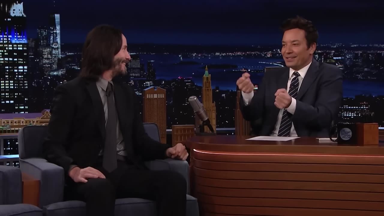 Keanu Reeves Spills Exciting Details on John Wick Chapter 4 Extended The Tonight Show