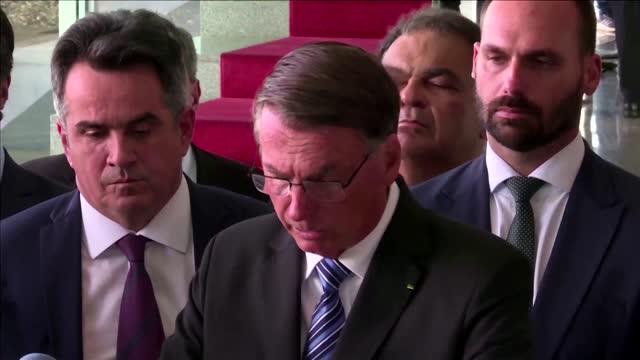 Brazil's Bolsonaro avoids concession to Lula