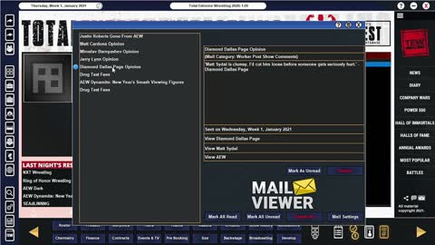 RapperJJJ TEW2020: AEW Episode #43: New Year's Smash Night One