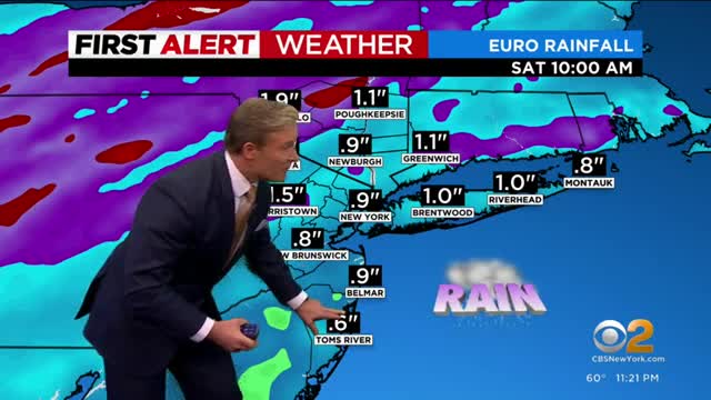 First Alert weather: CBS2 11 p.m. forecast