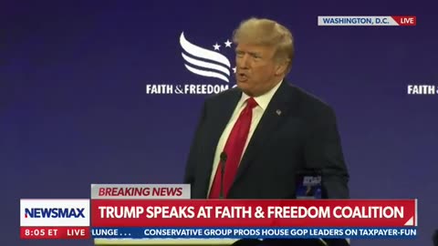 TRUMP: Our enemies are waging war on God Almighty Himself