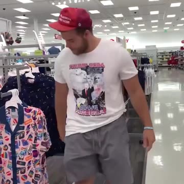 Ethan Schmidt destroys Kid’s Pride propaganda exhibit at Target