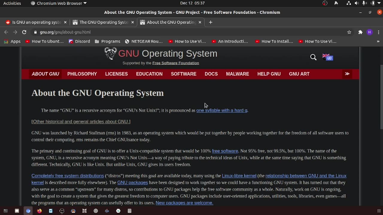 13_Is GNU an operating system?