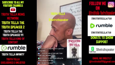 TRUTH TELLA JOINS TRINA B TO ASK HIM SOME COMMON SENSE QUESTIONS HE HAD NO ANSWER FOR