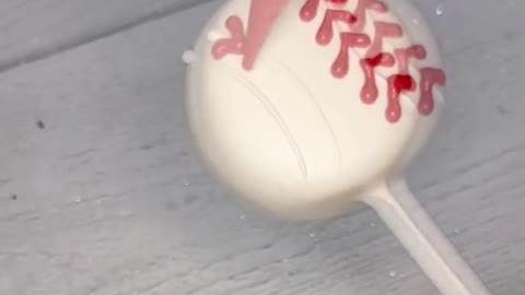 baseball cake pops ⚾️