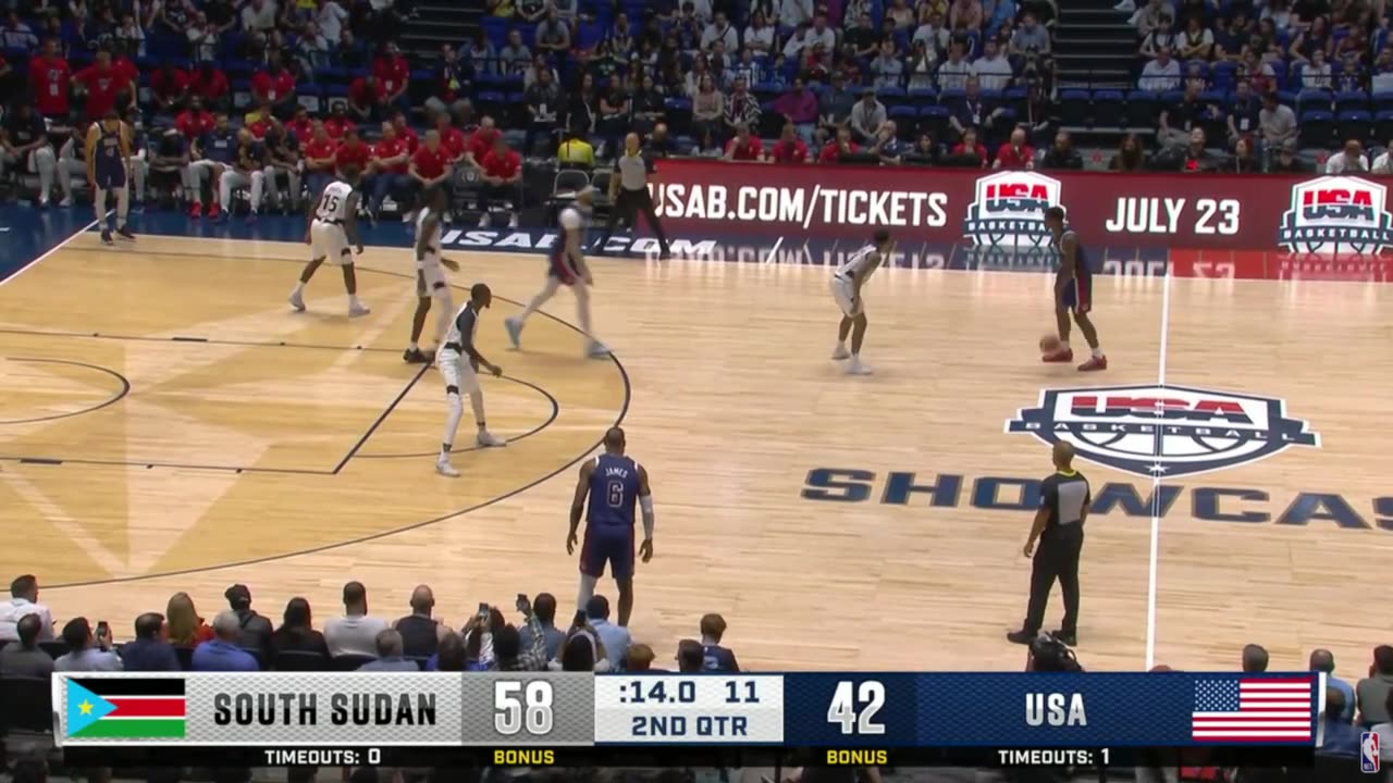 Team USA vs South Sudan Full Game Highlights - 2024 Olympics _ July 20, 2024