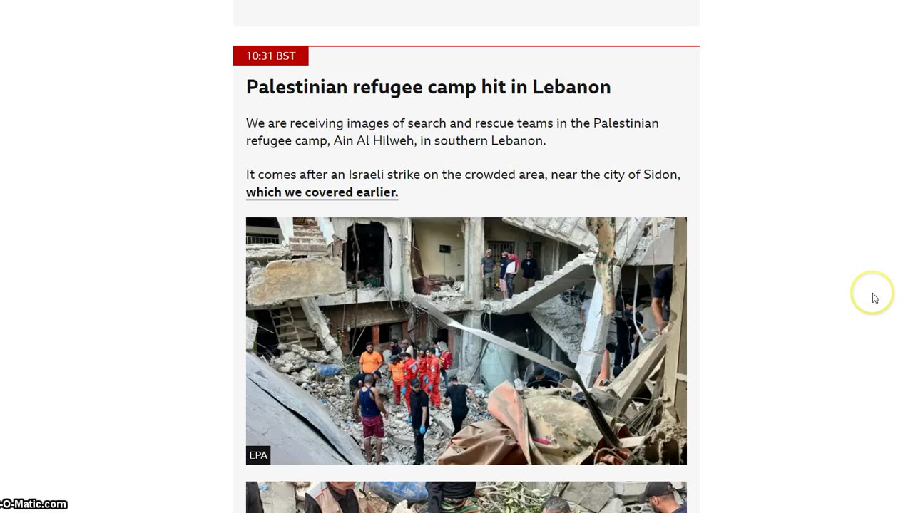 Israel attacks Lebanon yet again