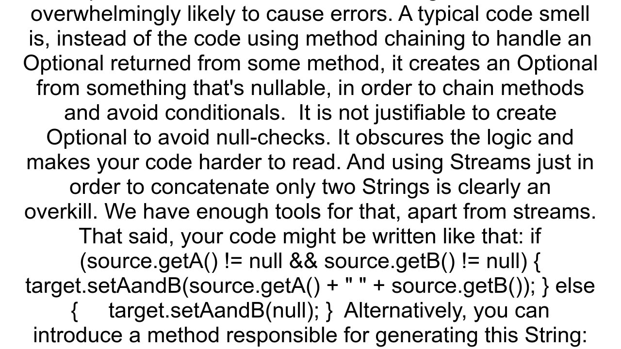 Java optional stream collector to list from two sources else null