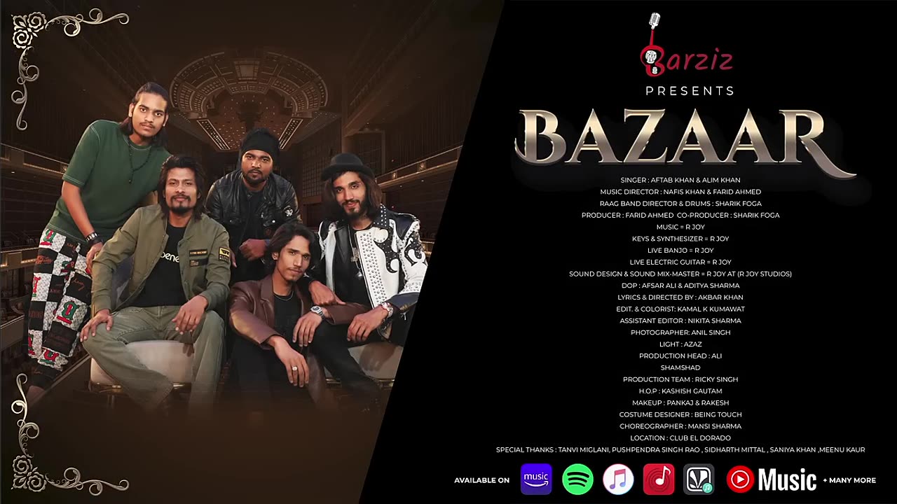 BAZAAR SONG 2023 | RAAG BAND I FT. AFTAB & ALIM I SHARIK FOGA | NAFIS KHAN | FARID AHMED | AKBAR KHN