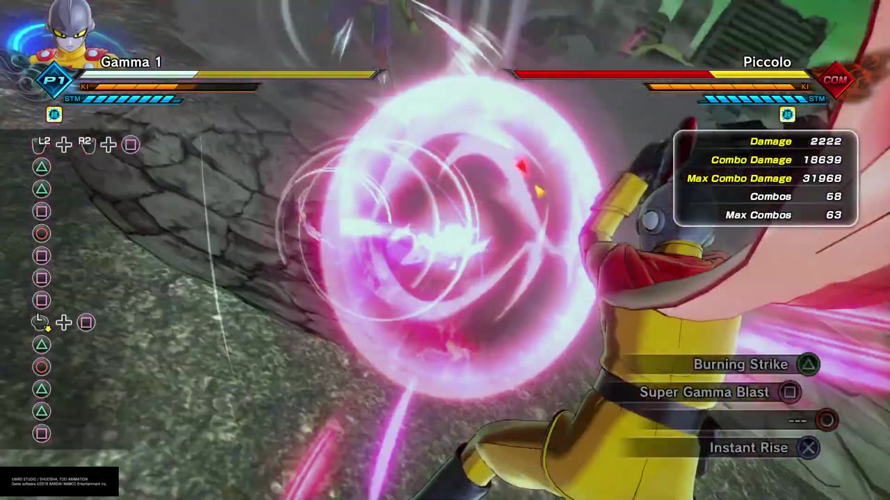 Gamma 1 Advanced Tech Combo On Dragon Ball Xenoverse 2