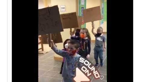 DC PRIVATE School 5-year olds chant "Black Lives Matter"