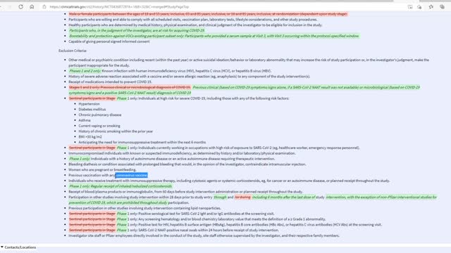 A legal argument AGAINST Covid shot (Exclusion criteria) - Jarrin Jackson