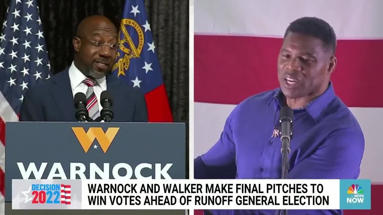 Warnock, Walker Make Final Push Ahead Of Georgia’s Senate Runoff Election