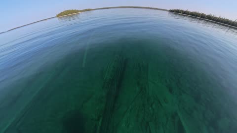 City of Cleveland Shipwreck near Fitzwilliam Island, Lake Huron