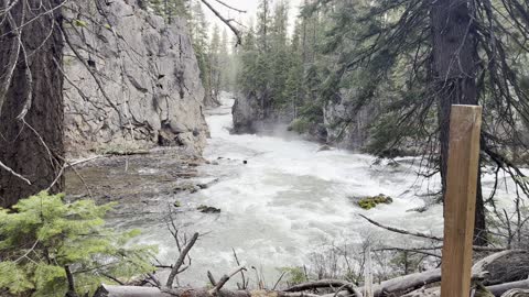 Benham Falls Area Trail Overlook – Deschutes River – Central Oregon – 4K