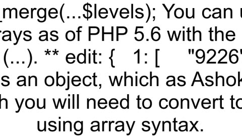 Convert array of objects to array of values in Laravel