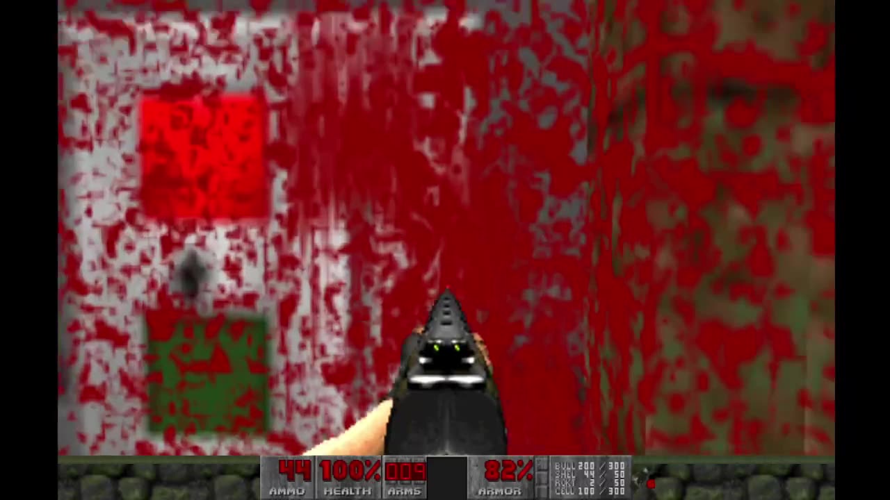 Brutal Doom 2 - Hell on Earth - Ultra Violence - The Waste Tunnels (level 5) - 100% completion