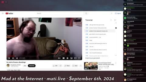 KingCobra's after school special - Mad at the Internet (September 6, 2024)